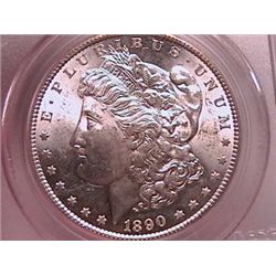 1890-S Morgan Dollar MS63 PCGS