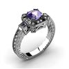 Image 1 : Genuine 1.68 ctw Tanzanite Diamond Ring 10k