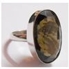 Image 1 : NATURAL 36.70 CTW SEMIPRECIOUS RING .925 STERLING SILVE