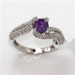 4.00g 14k White Gold Diamond Ring