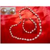 Image 1 : NATURAL 100 CTW FRESWATER PEARL WITH SPIRAL BEADS SET