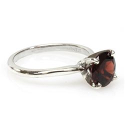 Natural 2.25ctw Ruby .925 Sterling Silver Ring