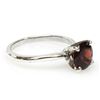 Image 1 : Natural 2.25ctw Ruby .925 Sterling Silver Ring