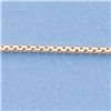 Image 2 : Genuine 16" 14k Gold-Yellow/White 0.8mm 2.2g Box Chain