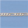 Image 2 : Genuine 16" 14k  Gold-Yellow 3.1mm Figaro Chain 7g