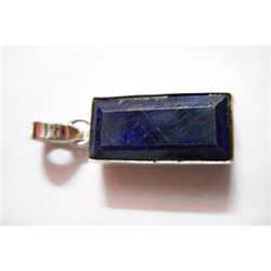 Natural 29.10 ctw Sapphire Pendant .925 Sterling