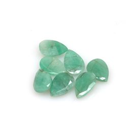 Natural 23.19ctw Emerald Pear Shape (7) Stone