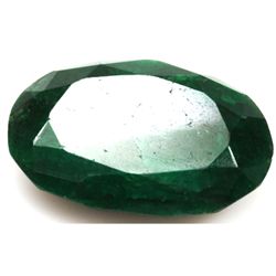 African Emerald Loose Gems 47.74ctw Oval Cut