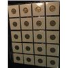 Image 2 : 27. (20) Buffalo Nickels dating 1937P in a plastic page. Grades up to VF.