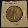 Image 1 : 42. 1945 P Walking Liberty Half Dollar. EF 40.