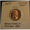 Image 1 : 83. 1909 P Lincoln Cent. Brilliant Unc.