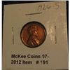 Image 1 : 191. 1926 S Lincoln Cent. EF. Cleaned. Reverse scratch.