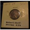 Image 1 : 374. 1924 D Lincoln Cent. F-12.