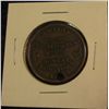 Image 2 : 886. 1837 Hard Times Token, Smith's Clocks. New York Holed.