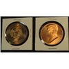 Image 1 : 901. Abigail Fillmore & John Kennedy US Mint Medals