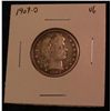 Image 1 : 970. 1907O Barber Quarter VG.
