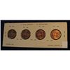 Image 2 : 1015. Set 1960 P,D Small & Large Date Lincolns. BU.