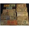 Image 1 : 658. Group of (16) Pieces of Foreign Currency. Many from World War II.