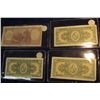 Image 2 : 1184. (3) Uruguay & (1) Chile Bank notes.
