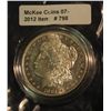 Image 1 : 798. 1881 O Morgan Silver Dollar. Brilliant Unc. Encapsulated.