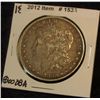 Image 1 : 1533. 1880 P U.S. Morgan Silver Dollar. VG-8. Some damage to reverse.