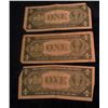 Image 2 : 1567. Series 1935D, 35E, & 35F $1 Silver Certificates. VG-VF.