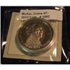 Image 1 : 1592. 2004 Republic of Liberia $10 President George W. Bush Commemorative in original holder. BU.