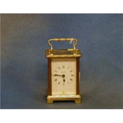 A 20th Century French carriage timepiece...
