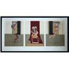 Image 2 : BACON FRANCIS BACON Hand Signed Lithograph British Triptych