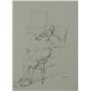 Image 1 : GIACOMETTI ALBERTO GIACOMETTI Hand Signed Lithograph Swiss Art