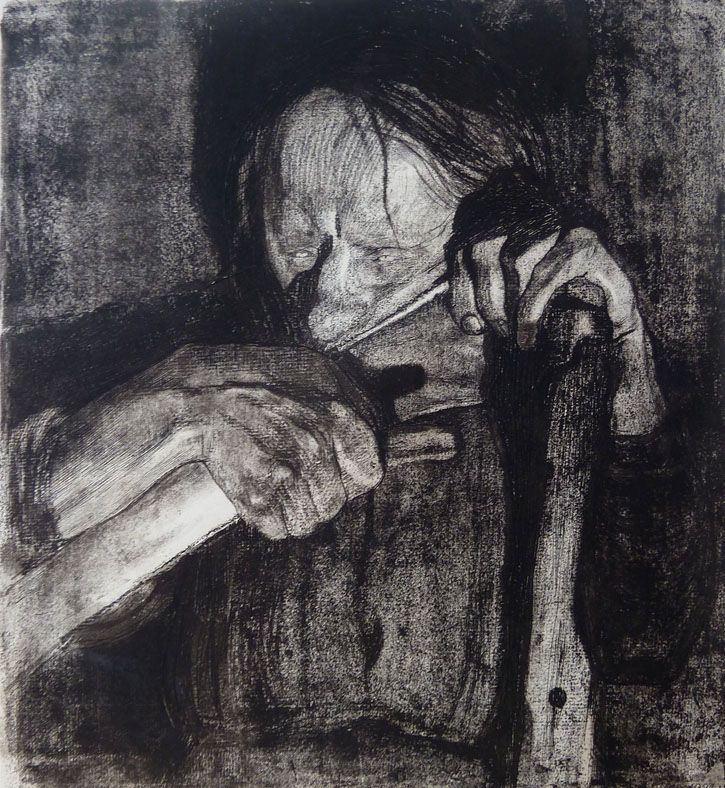 KOLLWITZ KATHE KOLLWITZ Hand Signed Etching German Expressionism