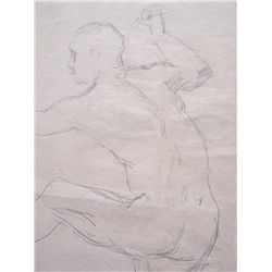 CORINTH LOVIS CORINTH -Pencil Drawing - German