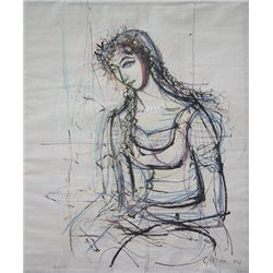 CARZOU JEAN CARZOU Signed Painting 1954 Armenian French