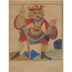 DERAIN ANDRE DERAIN Signed Watercolour Fauvism French Art