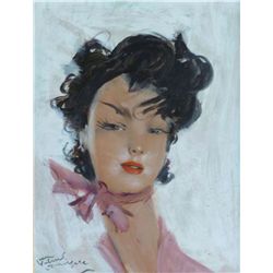 DOMERGUE  JEAN GABRIEL DOMERGUE Oil Painting French