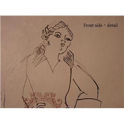 DUFY RAOUL DUFY Double Sided Drawing