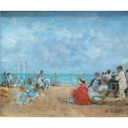 GALL FRANCOIS GALL Signed Oil Painting French Impressionism