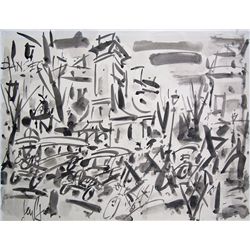 GEN PAUL GEN PAUL Hand Signed Painting Paris French