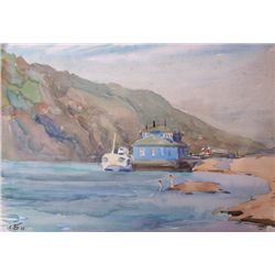 BOIM SOLOMAN BOIM Signed Painting Russian