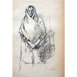 STRUCK HERMANN STRUCK Hand Signed Litho German Judaica