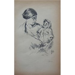 STRUCK HERMANN STRUCK Hand Signed Litho German Judaica