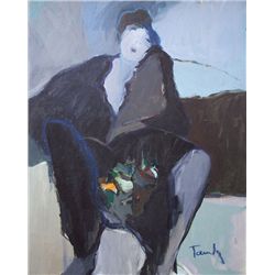 TARKAY ITZCHAK TARKAY Signed Oil Painting Israeli