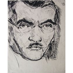 ASCHHEIM ISIDOR ASCHHEIM Hand Signed Etching