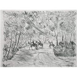 HECKENDORF FRANZ HECKENDORF Etching German Art