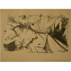 KAMPF ARTHUR KAMPF Lithograph German Art