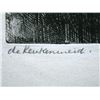 Image 4 : OOSTING BIERUMA OOSTING Etching Dutch Art 1940