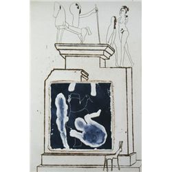 PAGNI RICCARDO PAGNI Aquatint Italian Art