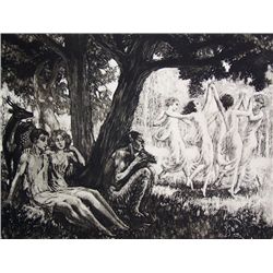 ROUART MADELEINE ROUART Hand Signed Etching French