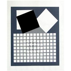 Vasarely Serigraph "Eridan Ii", 1959