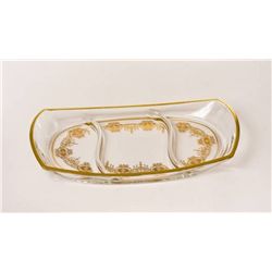 FINE ITALIAN CRYSTAL SECTIONAL SERVER